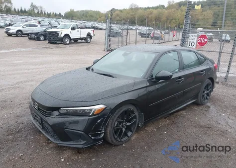 2022 Honda Civic Sport z USA, uszkodzony, nr VIN 2HGFE2F55NH569943